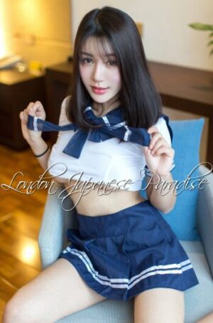 Doris Taiwanese Roleplay London Escort in schoolgirls outfit