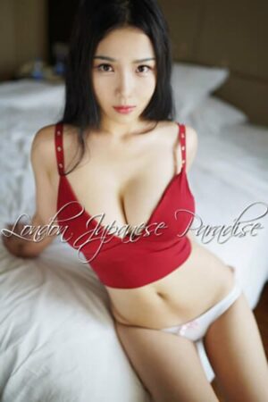Norma Open Minded London Companion in red bra and white pants