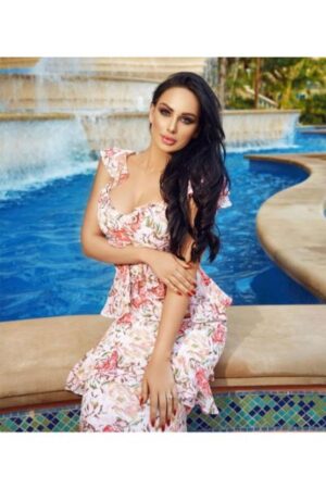 Karla South American London Escort wearing lovely dress