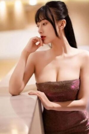 chinese Bath escort looks across into the distance