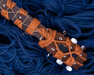Guitar with ropes