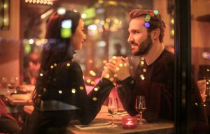 Man on a date with an escort