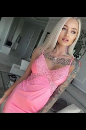 Portsmouth escort in pink silky robe