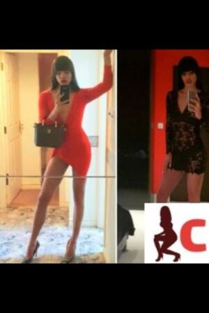 Limerick escort in red short dress