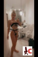 fit blonde Galway escort showing off