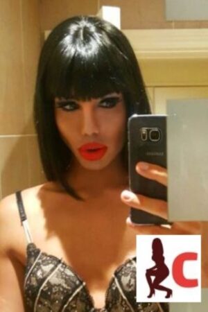 TV Limerick escort taking selfie wearing bright lipstick