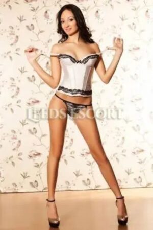 leggy Leeds escort posing