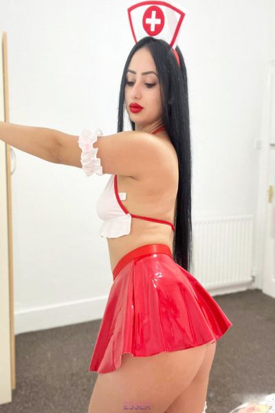 Sexy Brunette Nurse Escort in Essex