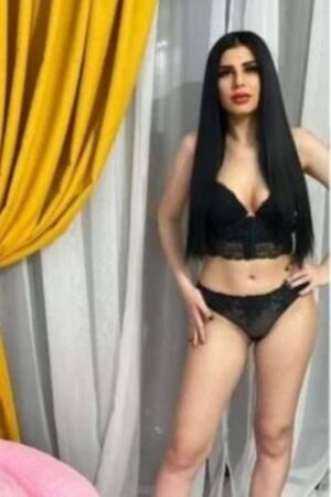 Emma Hot Brunette Bradford Escort in black lingerie