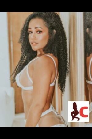 Erika Sweet in white lingerie