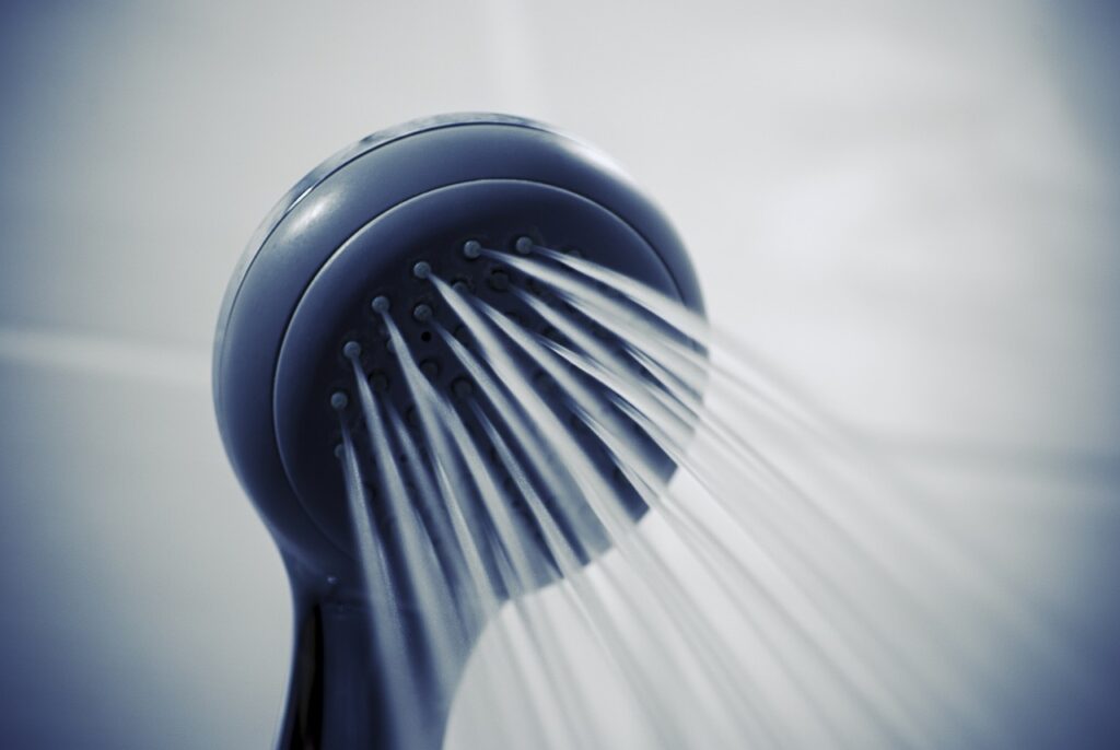 Showering