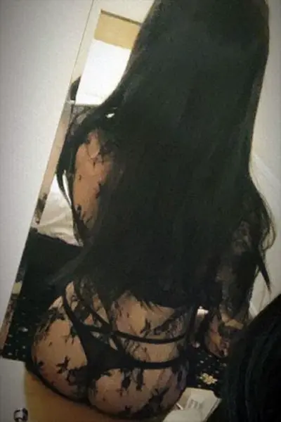Eve Sexy Petite Glasgow Escort in see through lingerie