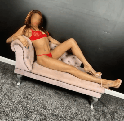 Mature Sheffield escort in red lingerie