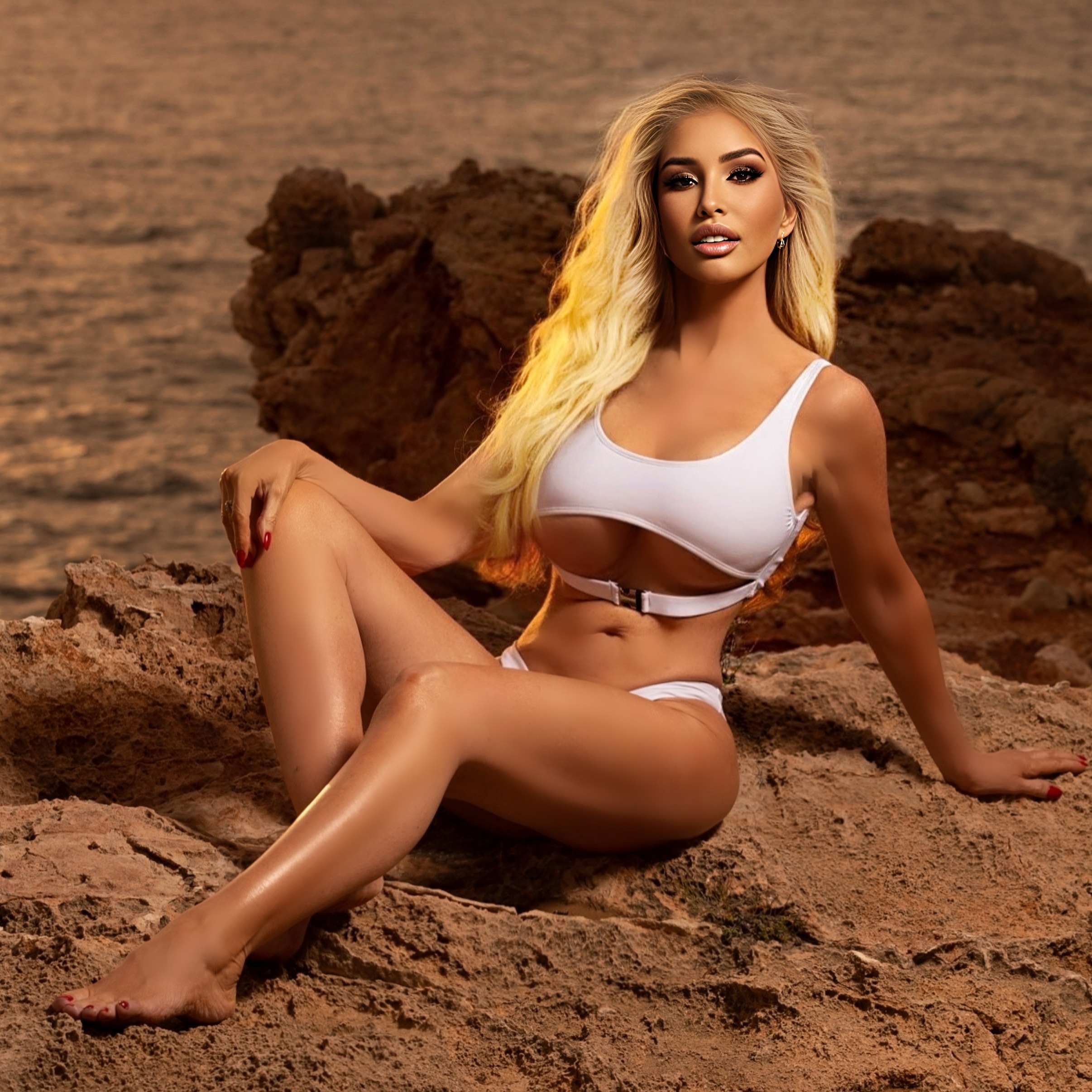 Elle London Busty Blonde