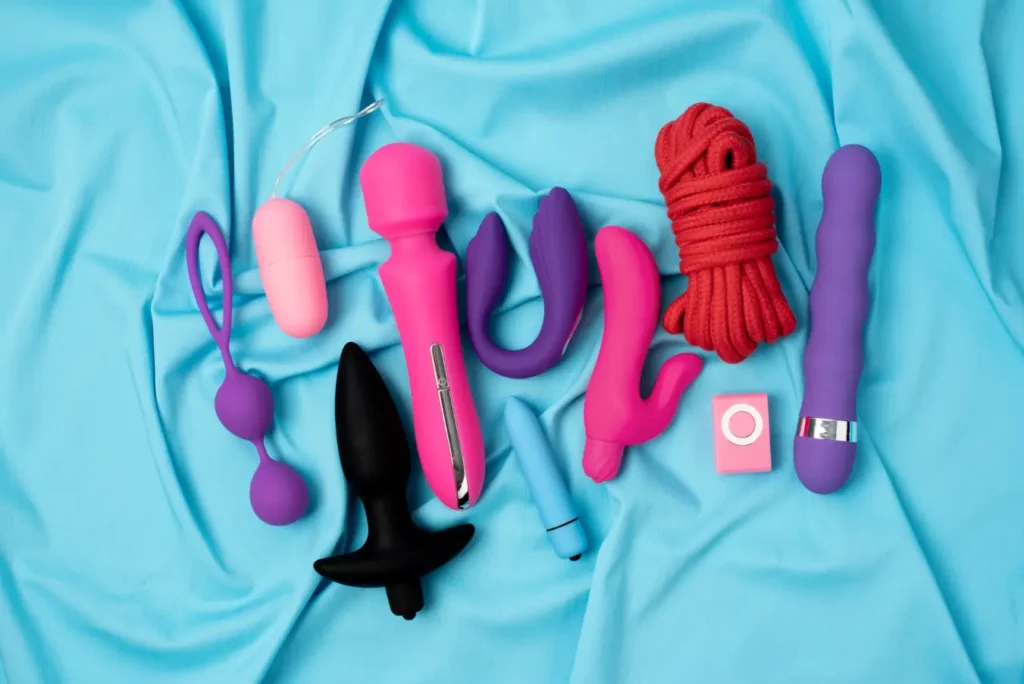 A Bunch of sex toys