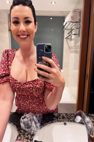 Dublin escort taking a bathroom selfie