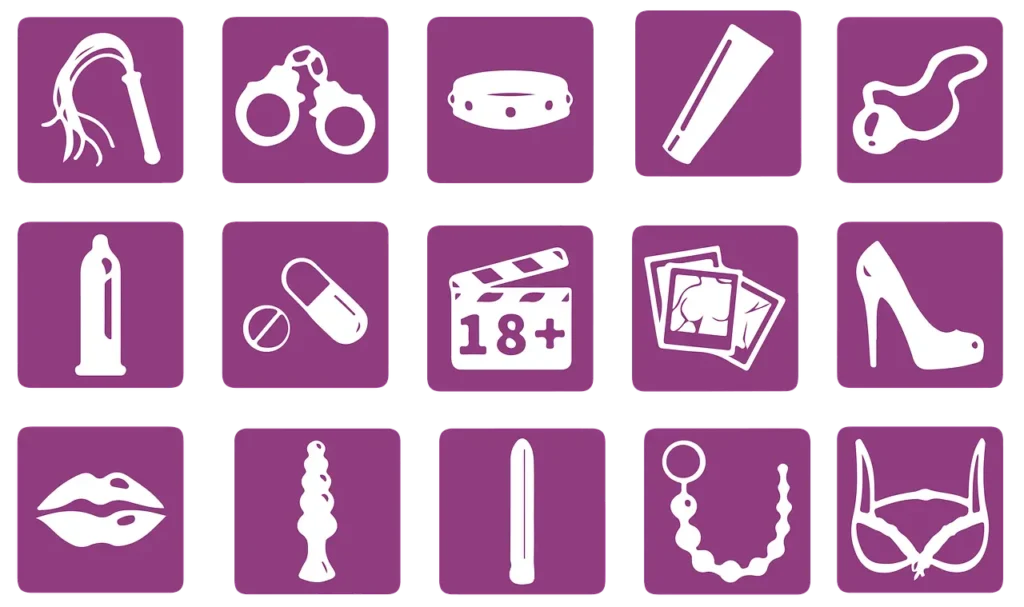 Sex toy symbols