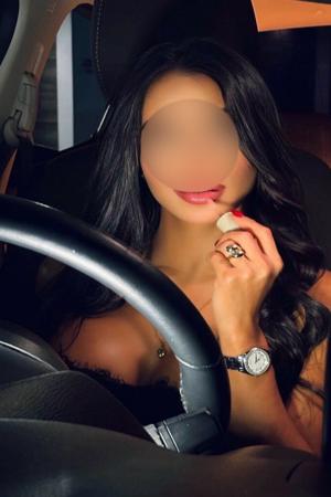 Indian Escort in her car