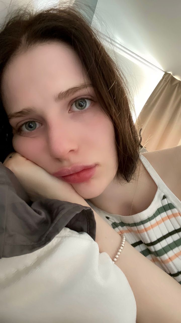 Close up of escorts face