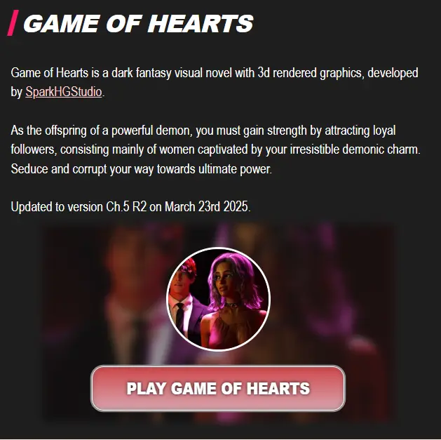 Play game of hearts