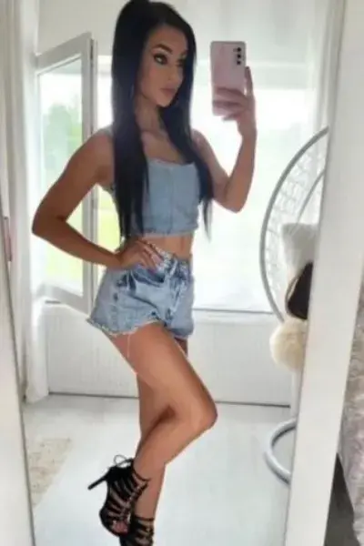 Petite Newmarket escort in denim