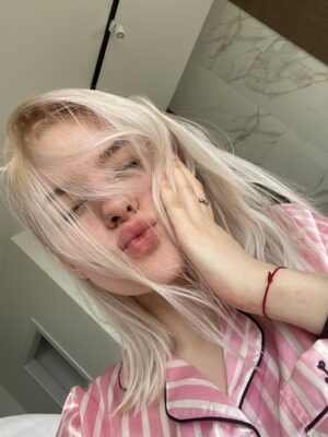 Young blonde Manchester escort in Pyjamas