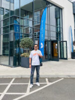 Male Asian escort outside the university of London