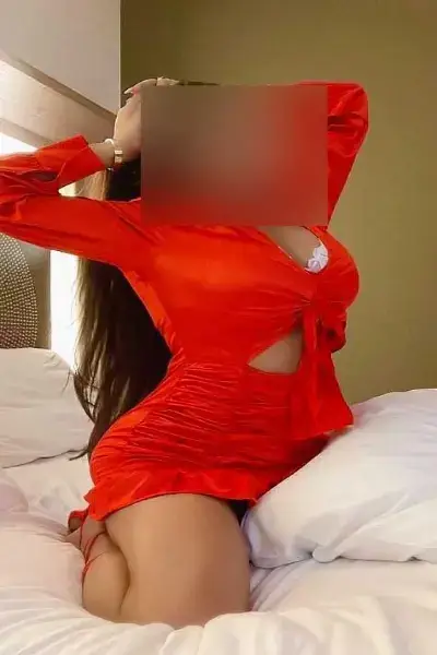Canterbury Escort wearing a red dress