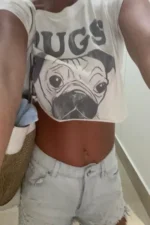 Kent escort wearing a pugs tshirt