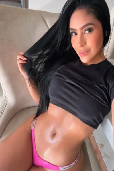 Liss Brazilian sweaty after a workout