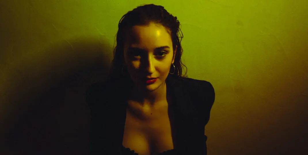 Sexy brunette English model