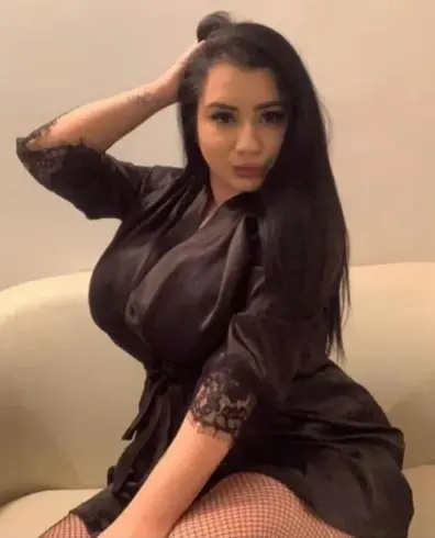 Curvy dark haired Newport escort