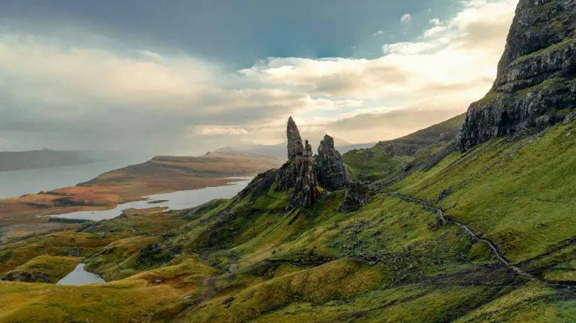 Legendary scenery in Scotland